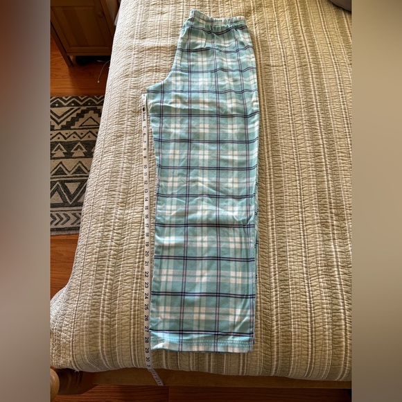 Garnett Hill Blue Plaid Flannel PJ Bottom’s, Women’s Large - Picture 2 of 5